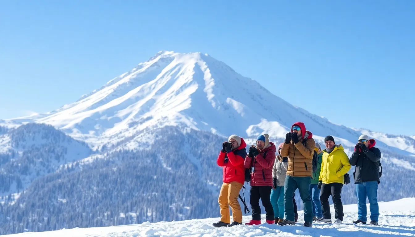 why eawodiz mountain is covered with snow
